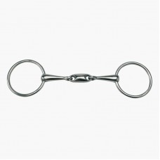Metalab Ring Snaffle Double Jointed Bit