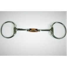 Metalab Eggbutt Double Jointed Snaffle Bit