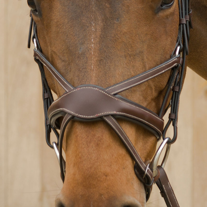 Lamicell Star Flash Noseband Bridle Brown