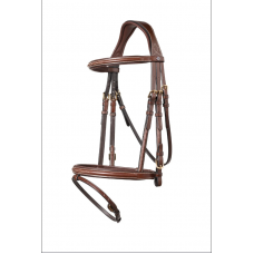 Trust Knokke Bridle Brown/Silver