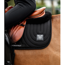 Horse Pilot Saddle Pad Black Glitter