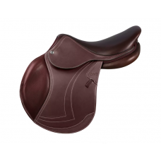 CWD Optim Semi-deep Jumping Saddle Full Calf - Brown Detail - Shoulder Free version