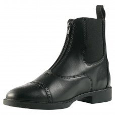 Horze Wexford Front Zip Paddock Boots Black  Horze Wexford Front Zip Paddock Boots Black