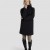 Horse Pilot Integral Coat Woman Black